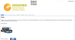 Desktop Screenshot of diogenes-incubator.com